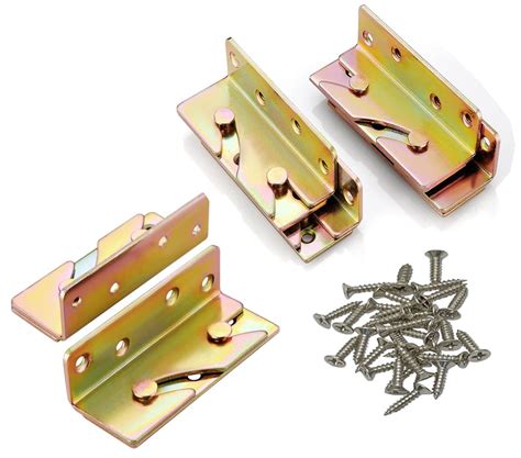 metal brackets for bed frame|heavy duty bed frame brackets.